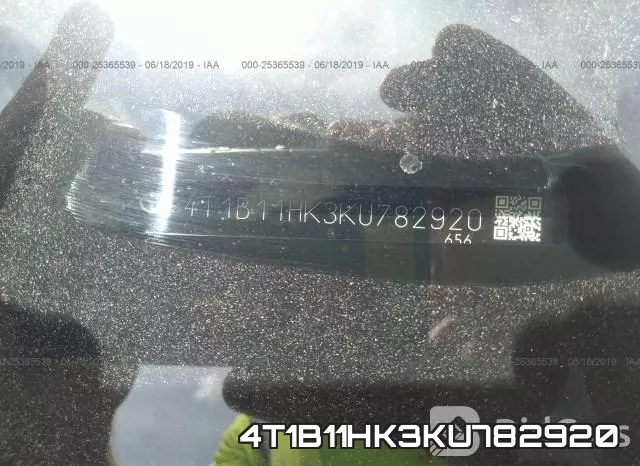 4T1B11HK3KU782920 фото 10