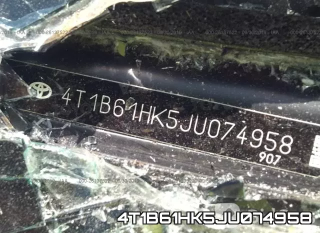 4T1B61HK5JU074958 фото 10