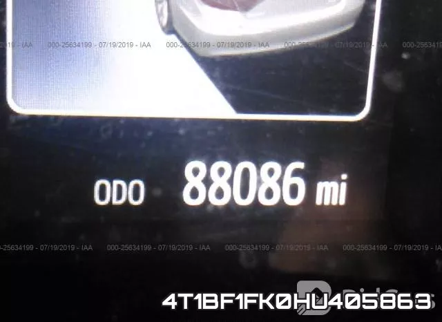 4T1BF1FK0HU405863 фото 8