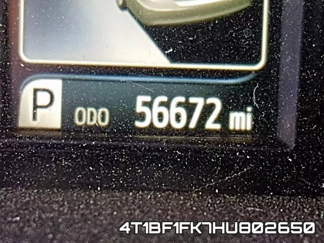 4T1BF1FK7HU802650 фото 8