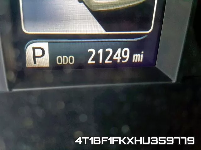 4T1BF1FKXHU359779 фото 9