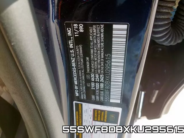 55SWF8DBXKU295615 фото 2