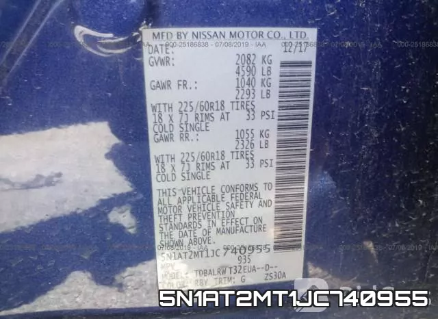 5N1AT2MT1JC740955 фото 10