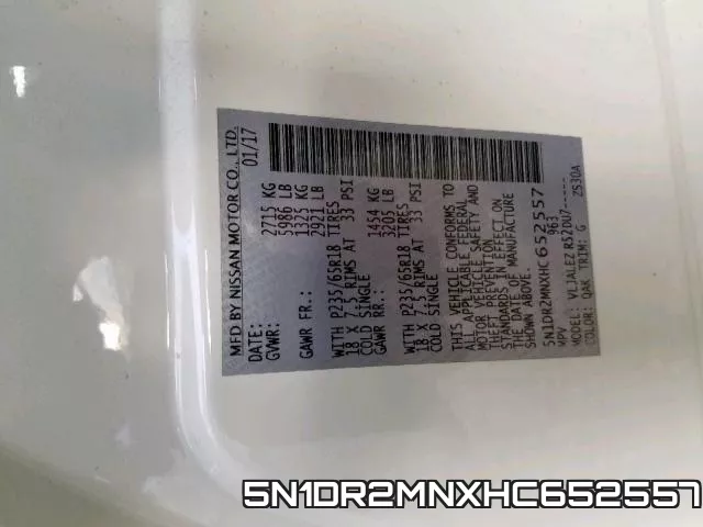 5N1DR2MNXHC652557 фото 2