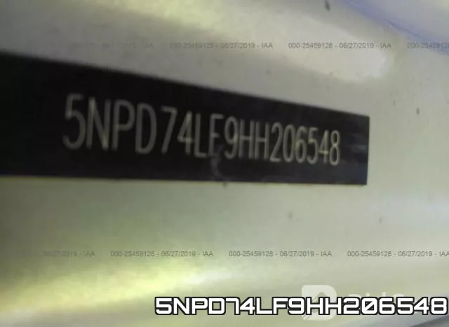 5NPD74LF9HH206548 фото 10
