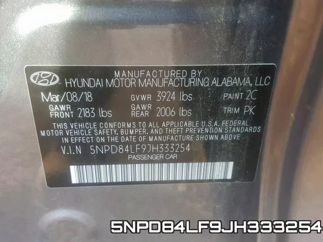 5NPD84LF9JH333254 фото 2