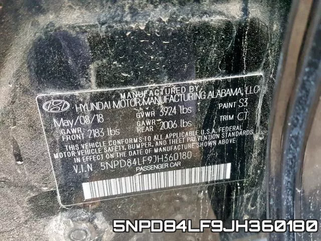 5NPD84LF9JH360180 фото 2