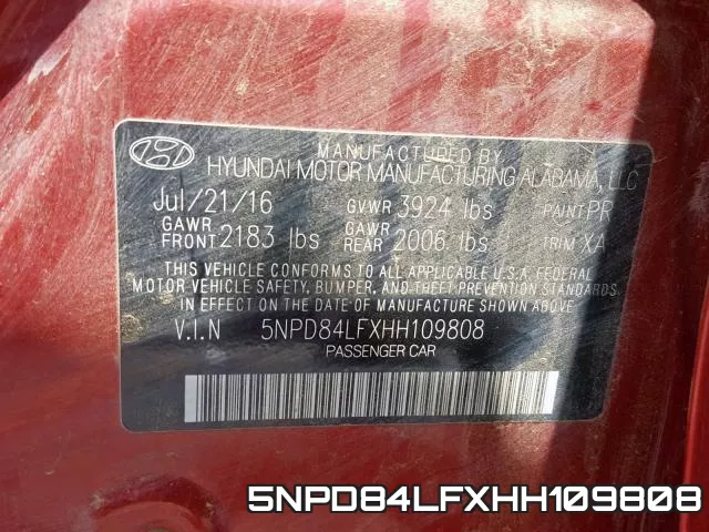 5NPD84LFXHH109808 фото 2