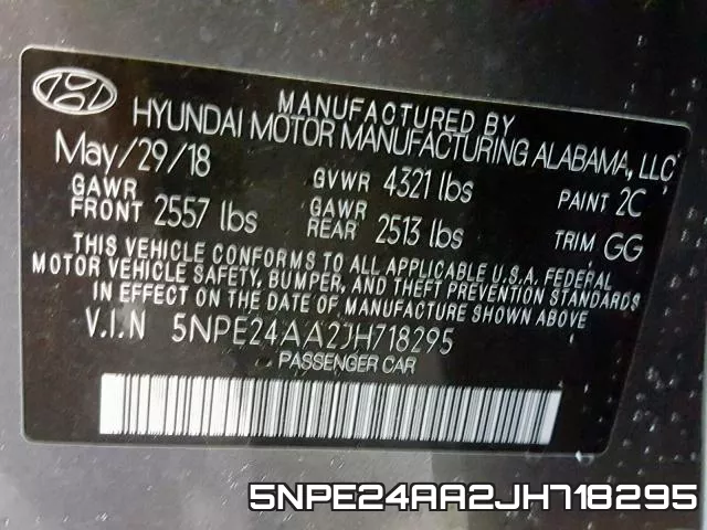 5NPE24AA2JH718295 фото 2