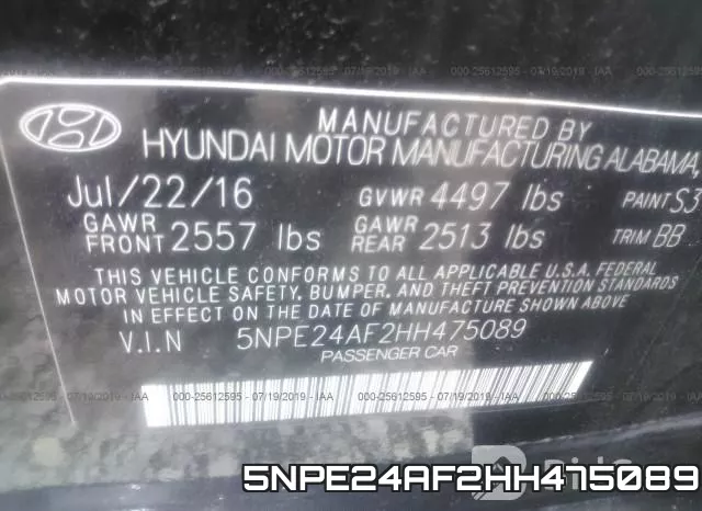 5NPE24AF2HH475089 фото 10