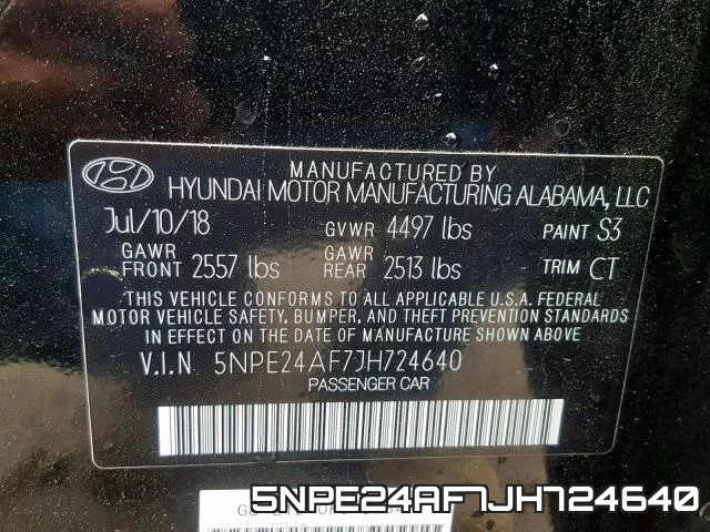 5NPE24AF7JH724640 фото 2