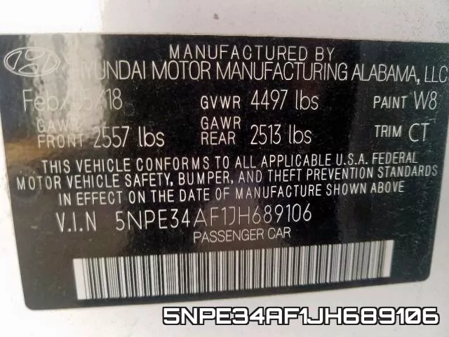 5NPE34AF1JH689106 фото 2