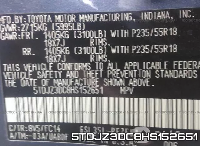 5TDJZ3DC8HS152651 фото 10