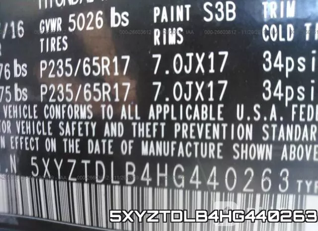 5XYZTDLB4HG440263 фото 10