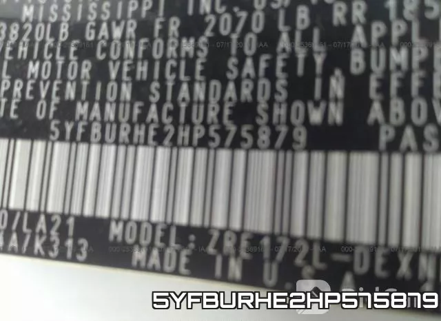 5YFBURHE2HP575879 фото 10