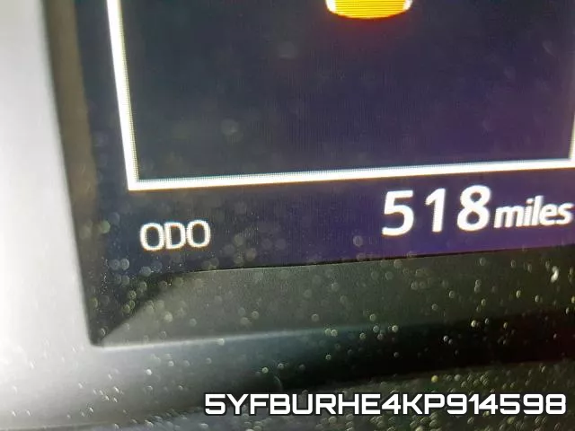 5YFBURHE4KP914598 фото 9