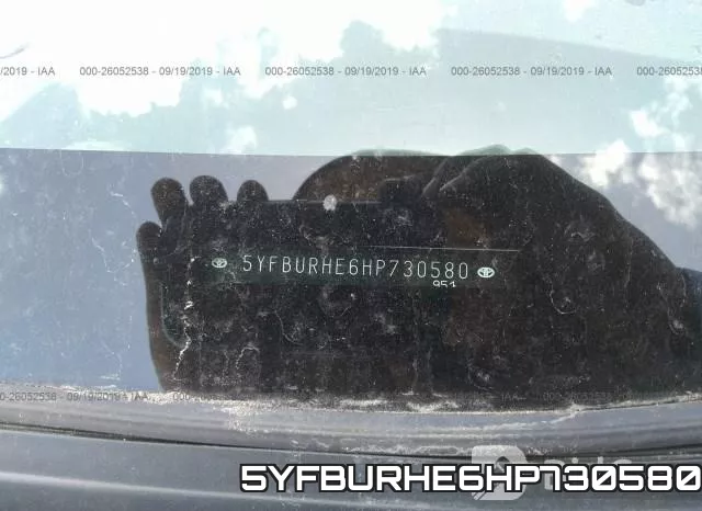 5YFBURHE6HP730580 фото 10