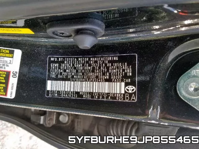5YFBURHE9JP855465 фото 2