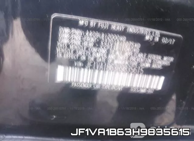 JF1VA1B63H9835615 фото 10