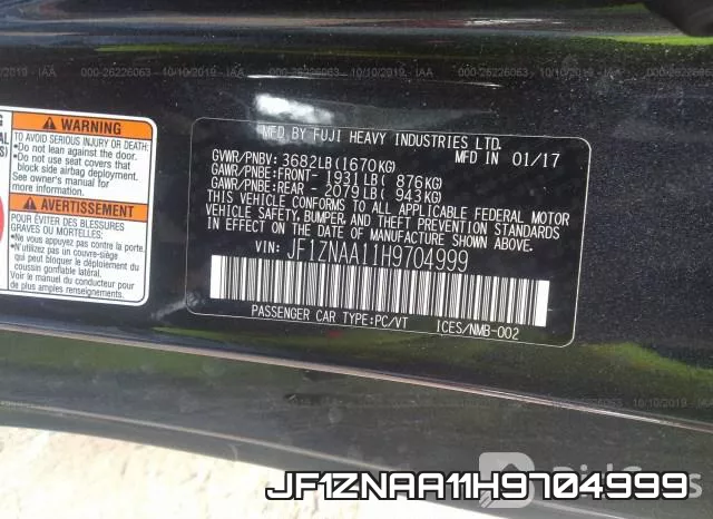 JF1ZNAA11H9704999 фото 10