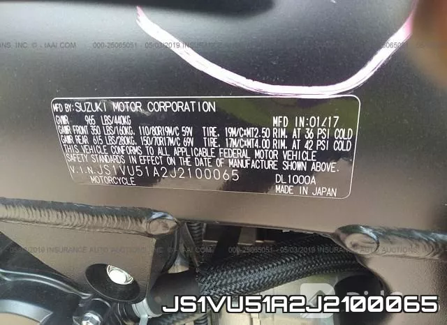JS1VU51A2J2100065 фото 2
