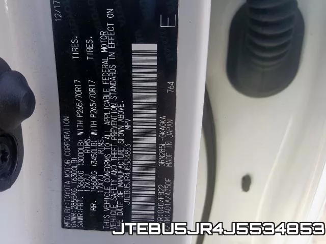 JTEBU5JR4J5534853 фото 2