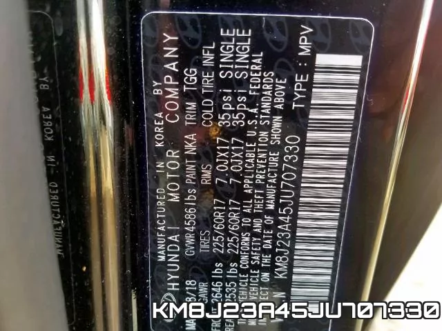 KM8J23A45JU707330 фото 2
