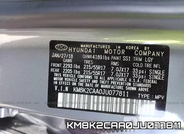 KM8K2CAA0JU077811 фото 10