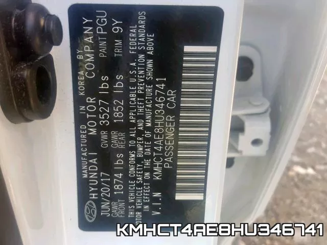 KMHCT4AE8HU346741 фото 2