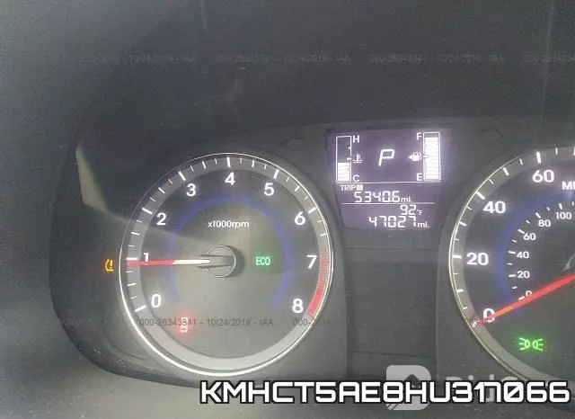 KMHCT5AE8HU317066 фото 8