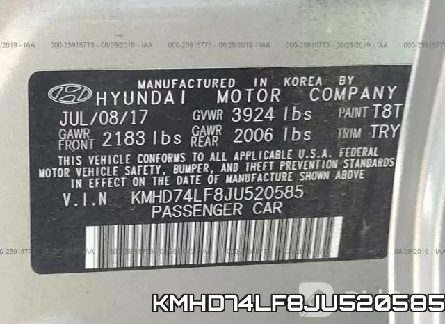 KMHD74LF8JU520585 фото 10