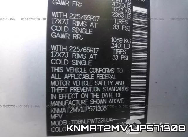KNMAT2MV1JP571308 фото 10