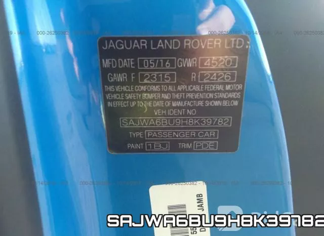 SAJWA6BU9H8K39782 фото 9