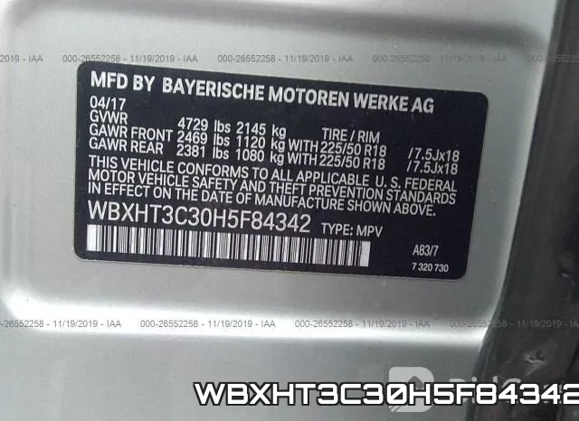 WBXHT3C30H5F84342 фото 10
