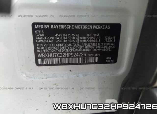WBXHU7C32HP924726 фото 10