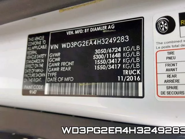 WD3PG2EA4H3249283 фото 2