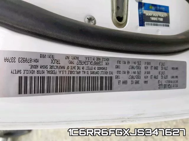 1C6RR6FGXJS347627 фото 2