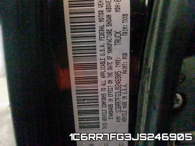 1C6RR7FG3JS246905 фото 2