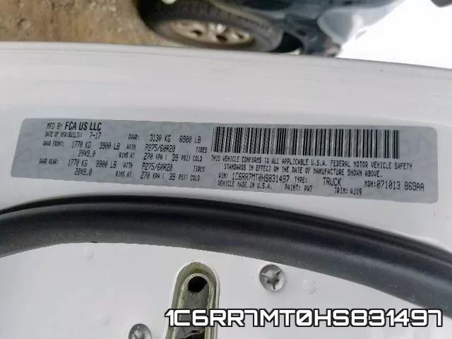 1C6RR7MT0HS831497 фото 2