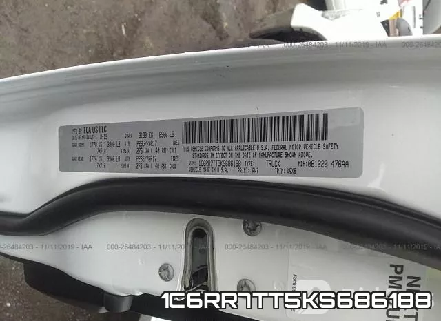 1C6RR7TT5KS686188 фото 10