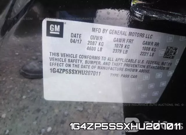 1G4ZP5SSXHU207011 фото 10