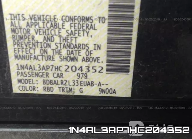 1N4AL3AP7HC204352 фото 10