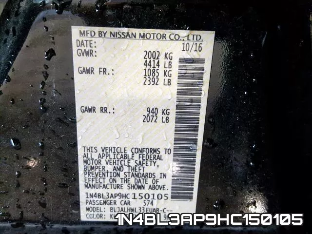1N4BL3AP9HC150105 фото 2