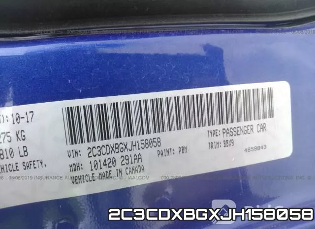 2C3CDXBGXJH158058 фото 10