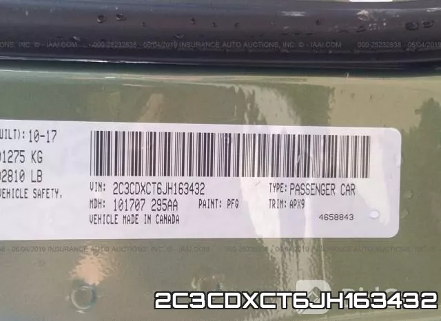 2C3CDXCT6JH163432 фото 10