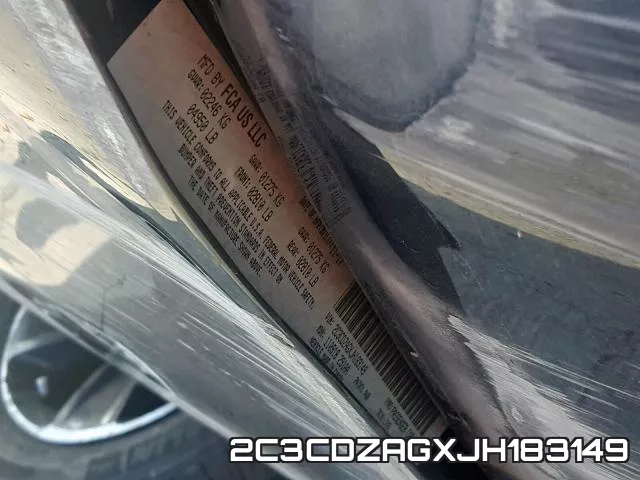 2C3CDZAGXJH183149 фото 2
