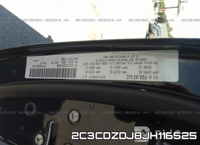 2C3CDZDJ8JH116525 фото 9
