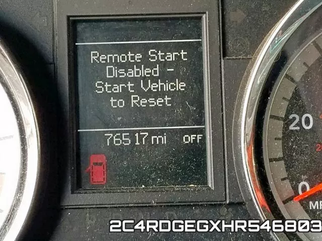 2C4RDGEGXHR546803 фото 8
