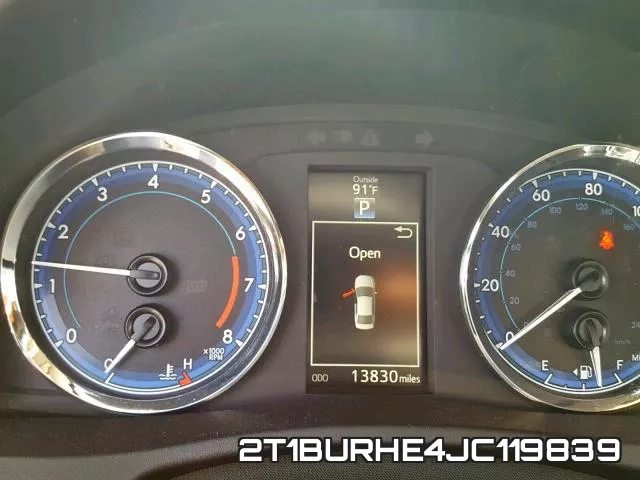 2T1BURHE4JC119839 фото 9