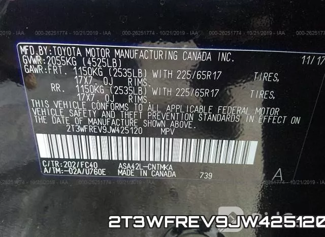 2T3WFREV9JW425120 фото 10